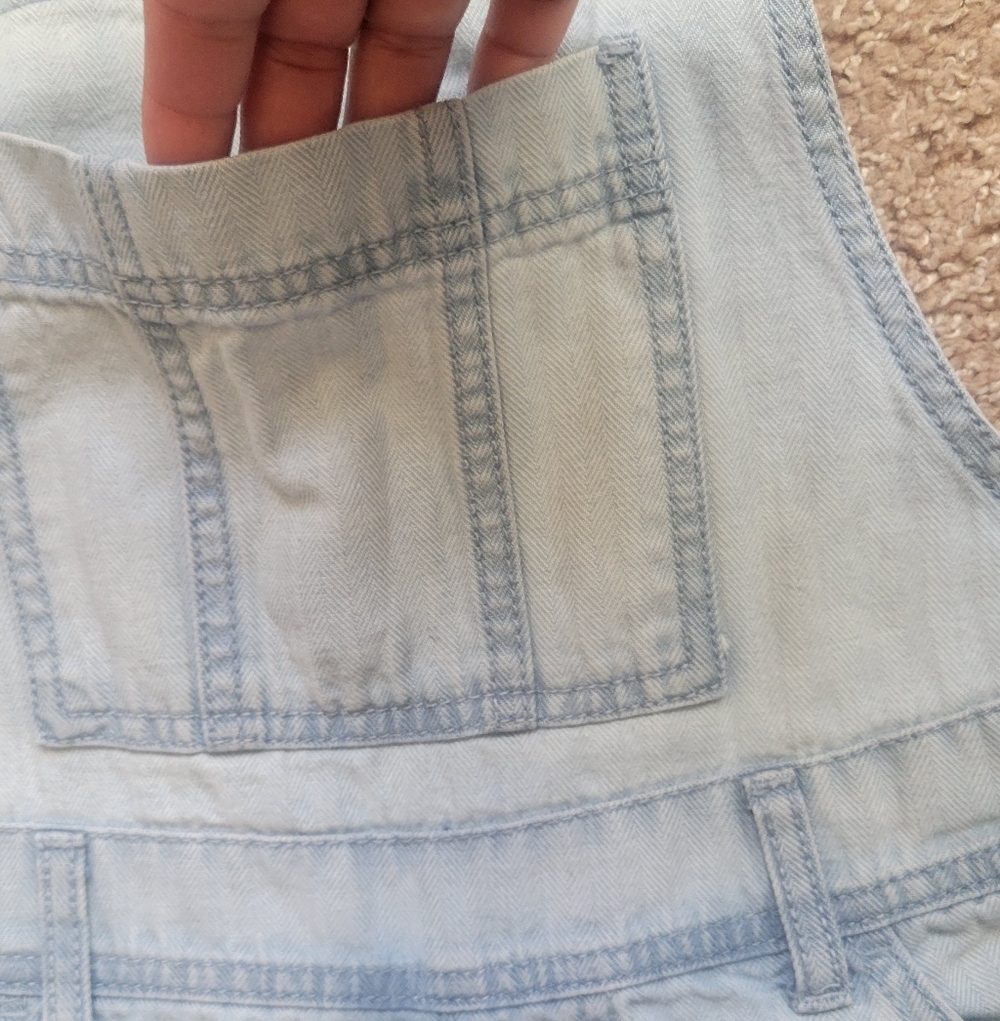 Universal Thread Light Blue Denim Women's Overalls - Picture 4 of 10